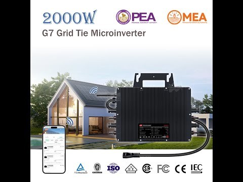 Mars Rock 1800W 230V 4MPPT IP67 WiFi Microinverter Suitable for Balcony System
