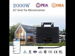 Mars Rock 1800W 230V 4MPPT IP67 WiFi Microinverter Suitable for Balcony System