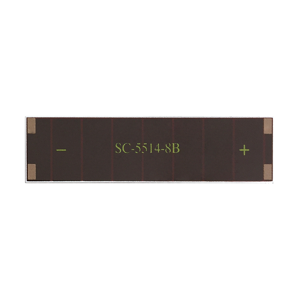 Mars Rock MarsRock Customized  3V 6μA 55*13.6*1.1mm Weak Light Amorphous Solar Cell Mini Small Solar Panel Light
