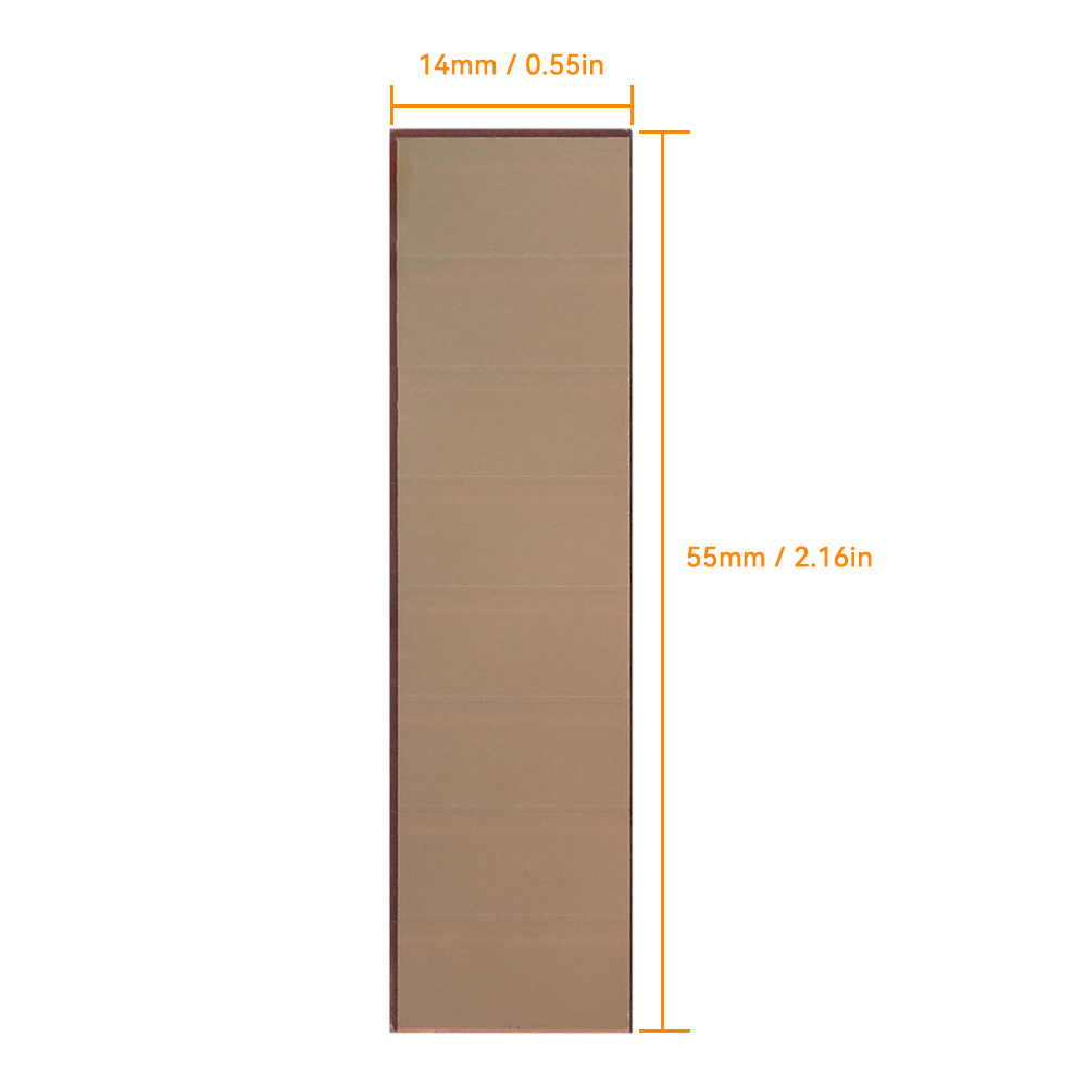 Mars Rock MarsRock Customized  3V 6μA 55*13.6*1.1mm Weak Light Amorphous Solar Cell Mini Small Solar Panel Light