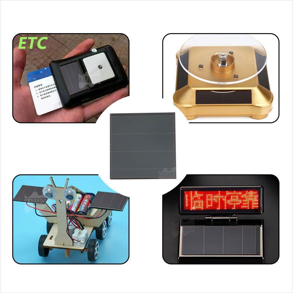 Mars Rock MarsRock  Customized 1.7V 30mA 40*40*3.2mm High Light Amorphous Solar Cell Mini Small Panel Light