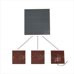 Mars Rock MarsRock  Customized 1.7V 30mA 40*40*3.2mm High Light Amorphous Solar Cell Mini Small Panel Light