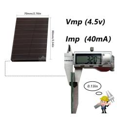 Mars Rock MarsRock  Customized 4.6V 54mA 90*70*3.2mm High Light Amorphous Solar Cell Mini Small Solar Panel Light