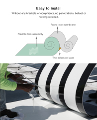 Mars Rock Metal Supplier 880*350*2mm 50w 21.4% Flexible Solar Panels Thin Film Solar Cell Smart Home Products