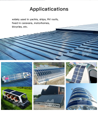 Mars Rock Metal Supplier 1250*680*2mm 150w 21.4% Flexible Solar Panels Thin Film Solar Cell Smart Home Products