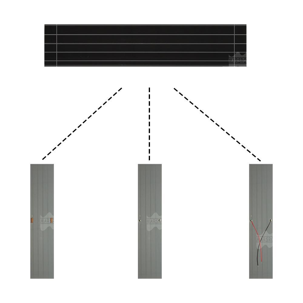 Mars Rock MarsRock Customized 2.2V 110mA 170*36*3.2mm High Light Amorphous Solar Cell Mini Small Solar Panel Light