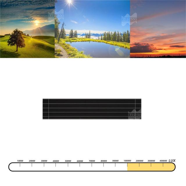 Mars Rock MarsRock Customized 2.2V 110mA 170*36*3.2mm High Light Amorphous Solar Cell Mini Small Solar Panel Light