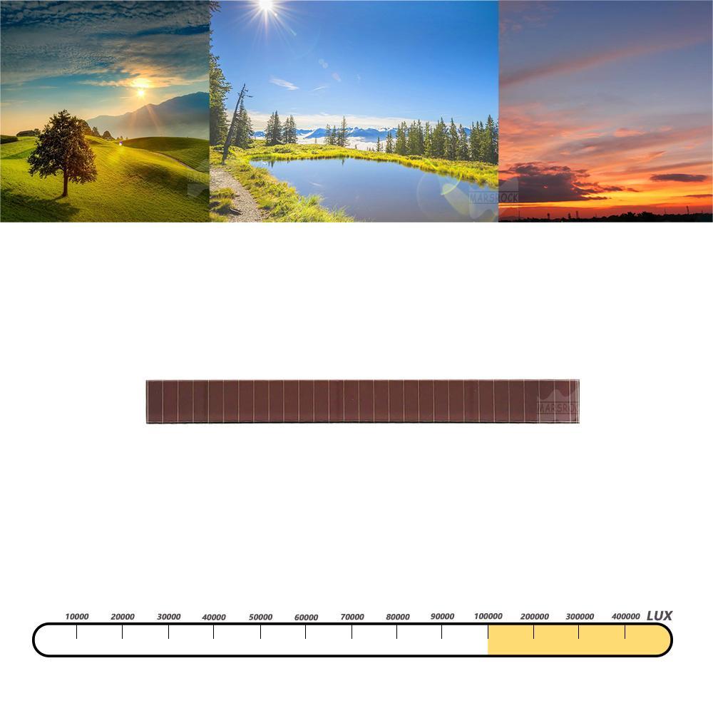 Mars Rock MarsRock Customized 17.0V 45mA 282*30*3.2mm High Light Amorphous Solar Cell Mini Small Solar Panel Light