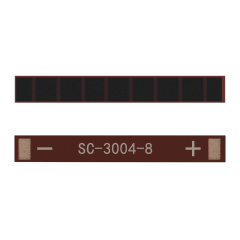 Mars Rock MarsRock Customized  3.0V 0.9μA 30*4*1.1mm Weak Light Amorphous Solar Cell Mini Small Solar Panel Light