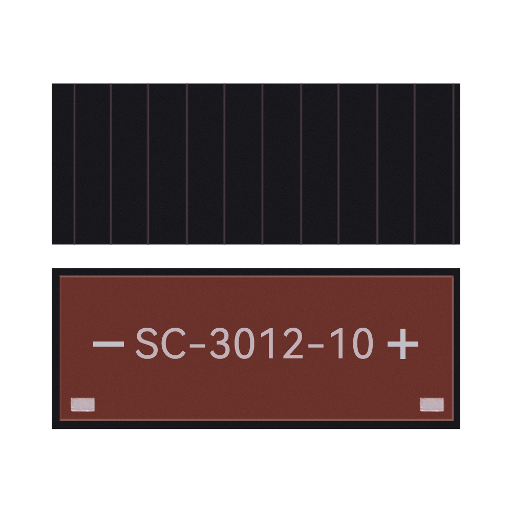 Mars Rock MarsRock Customized  3.7V 2.5μA 30*12*1.1mm Weak Light Amorphous Solar Cell Mini Small Solar Panel Light
