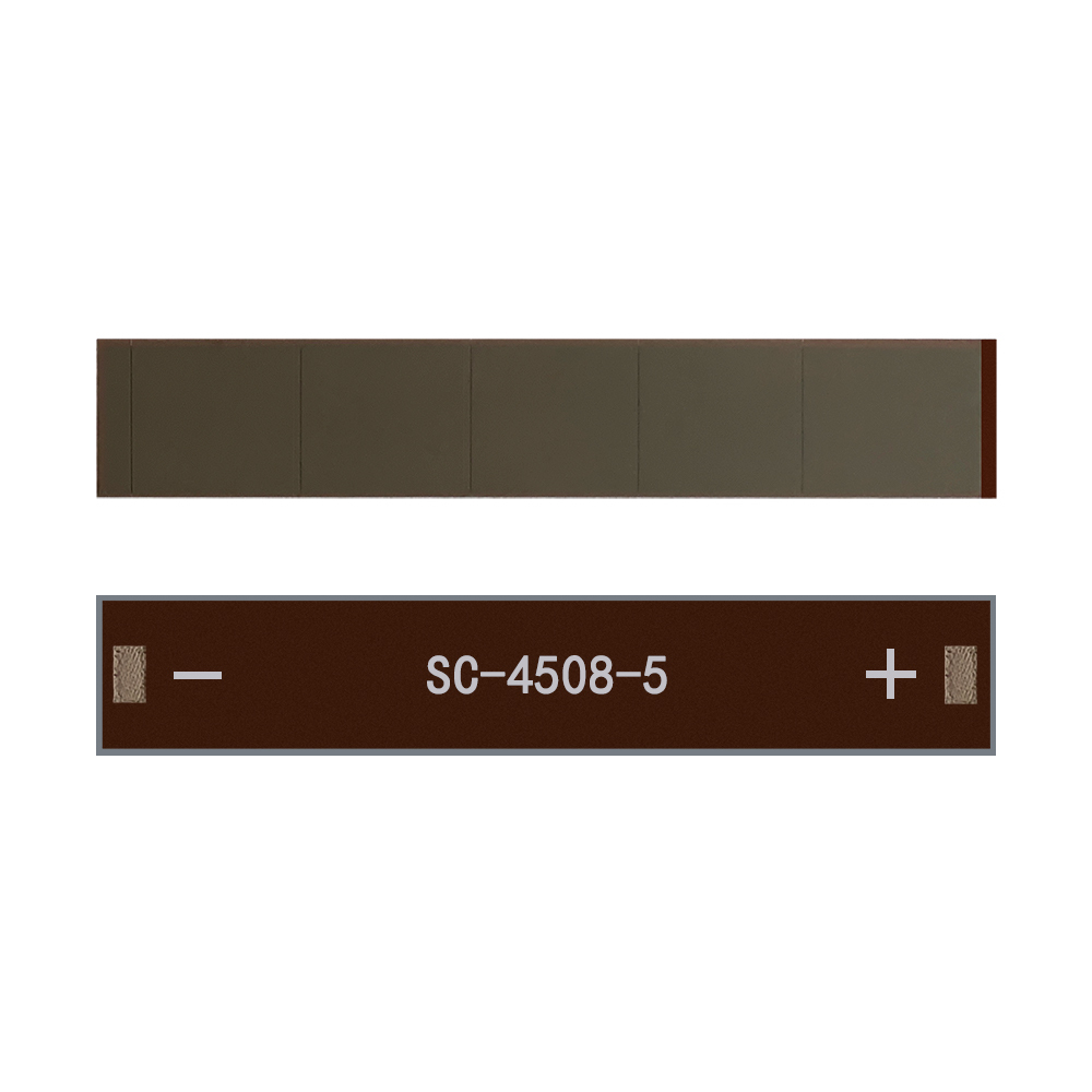 Mars Rock MarsRock Customized 1.8V 5.0μA 45*8*1.1mm Weak Light Amorphous Solar Cell Mini Small Solar Panel Light