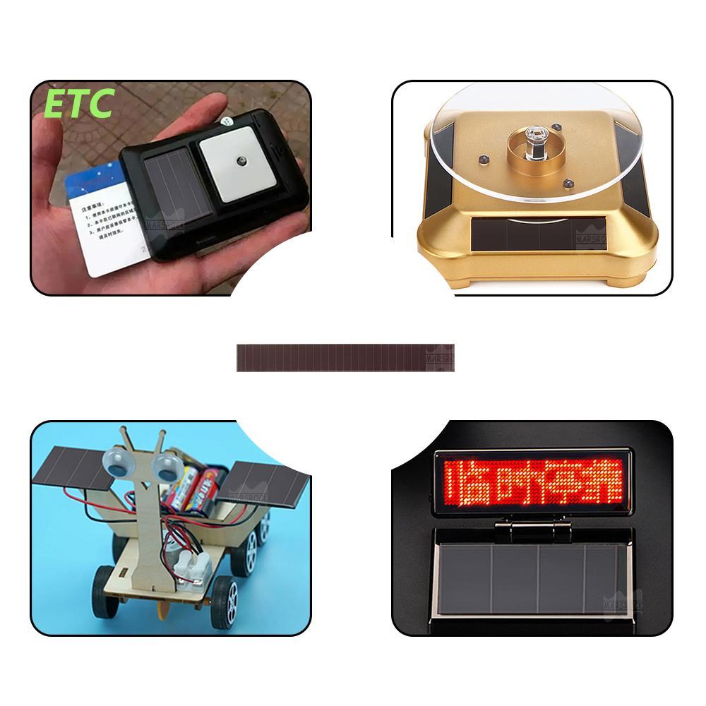 Mars Rock MarsRock Customized 17.0V 50mA 305*40*3.2mm High Light Amorphous Solar Cell Mini Small Solar Panel Light