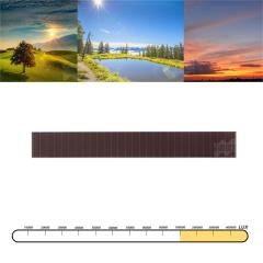 Mars Rock MarsRock Customized 17.0V 50mA 305*40*3.2mm High Light Amorphous Solar Cell Mini Small Solar Panel Light