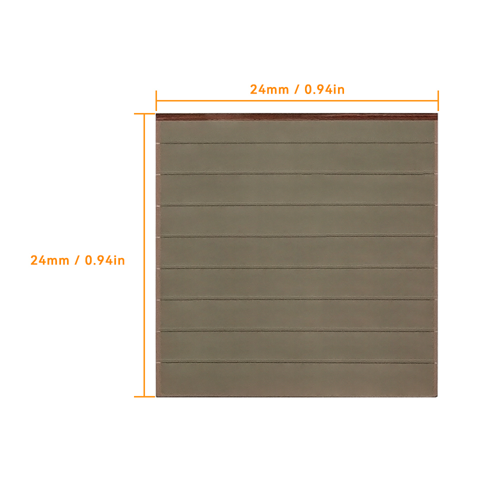 Mars Rock MarsRock Customized  3V 5μA 24*24*1.1mm Weak Light Amorphous Solar Cell Mini Small Solar Panel Light
