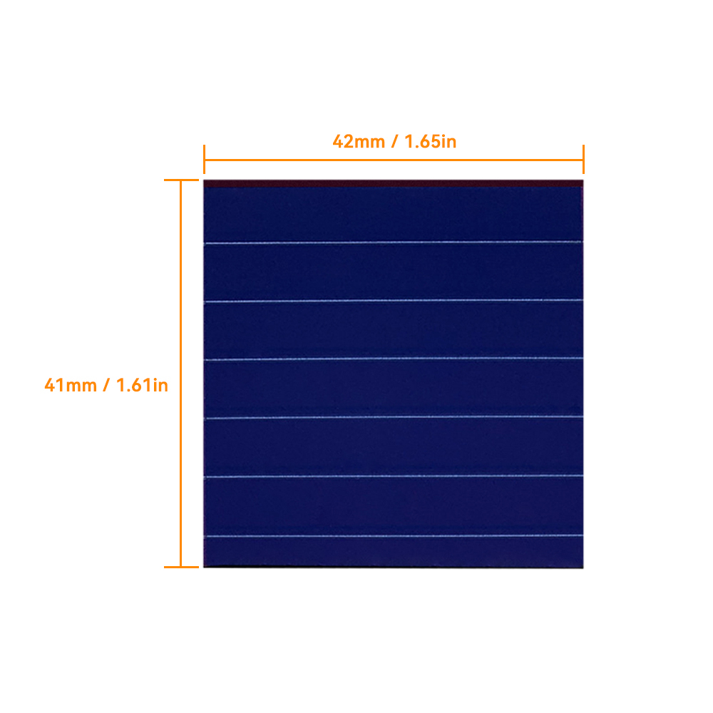 Mars Rock MarsRock Customized 2.2V 20.0μA 42*41*1.1mm Weak Light Amorphous Solar Cell Mini Small Solar Panel Light