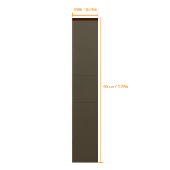Mars Rock MarsRock Customized 1.8V 5.0μA 45*8*1.1mm Weak Light Amorphous Solar Cell Mini Small Solar Panel Light
