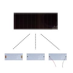 Mars Rock MarsRock  Customized 5.5V 10mA 50*20*3.2mm High Light Amorphous Solar Cell Mini Small Solar Panel Light