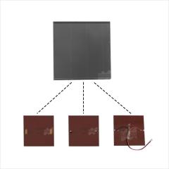 Mars Rock MarsRock  Customized 1.8V 40mA 50*50*3.2mm High Light Amorphous Solar Cell Mini Small Solar Panel Light