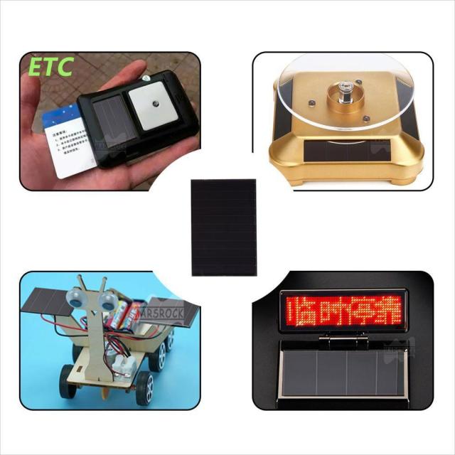 Mars Rock MarsRock Customized 5.5V 10mA 60*40*3.2mm High Light Amorphous Solar Cell Mini Small Solar Panel Light