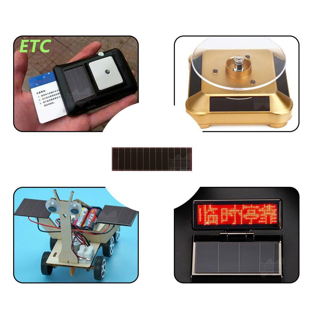 Mars Rock MarsRock Customized 11V 38mA 100*80*3.2mm High Light Amorphous Solar Cell Mini Small Solar Panel Light