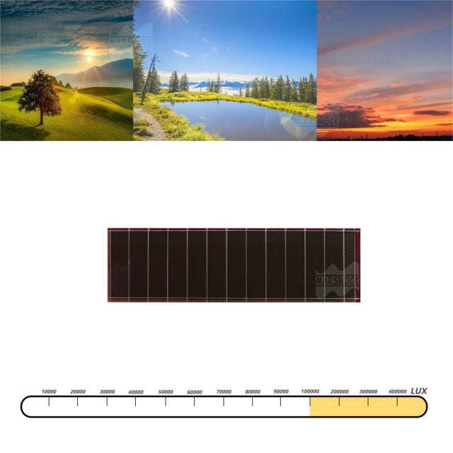 Mars Rock MarsRock Customized 6.5V 10mA 65*52*3.2mm High Light Amorphous Solar Cell Mini Small Solar Panel Light