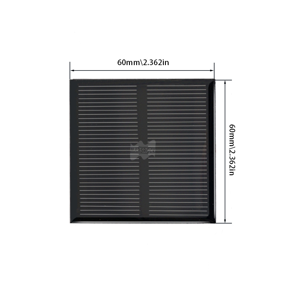 Mars Rock MarsRock Customized 5.5V 90mA 60*60mm  Monocrystalline  Ones Solar Cell Mini Small Solar Panel