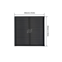 Mars Rock MarsRock Customized 5.5V 90mA 60*60mm  Monocrystalline  Ones Solar Cell Mini Small Solar Panel