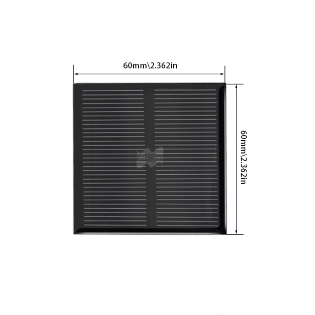 Mars Rock MarsRock Customized 5.5V 90mA 60*60mm  Monocrystalline  Ones Solar Cell Mini Small Solar Panel