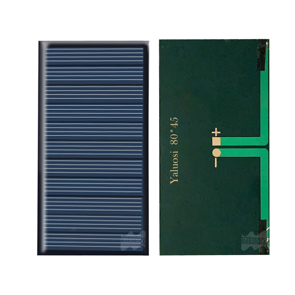 Mars Rock MarsRock Customized 6V 75mA 80*45mm  Monocrystalline  Ones Solar Cell Mini Small Solar Panel