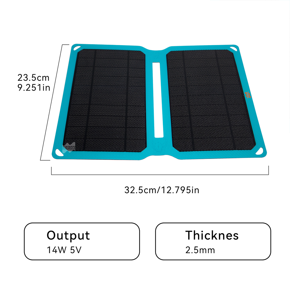 Mars Rock MarsRock Customized 5V 5.5W 325*235mm  Monocrystalline Ones ETFE Solar Cell Mini Small Solar Panel Charging Panel