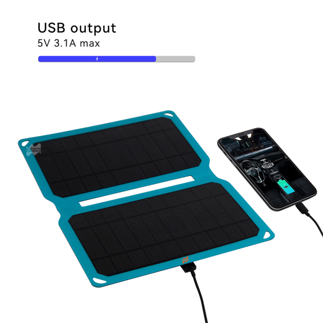 Mars Rock MarsRock Customized 5V 5.5W 325*235mm  Monocrystalline Ones ETFE Solar Cell Mini Small Solar Panel Charging Panel