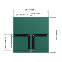 Mars Rock MarsRock Customized 5.5V 90mA 60*60mm  Monocrystalline Ones PET Solar Cell Mini Small Solar Panel