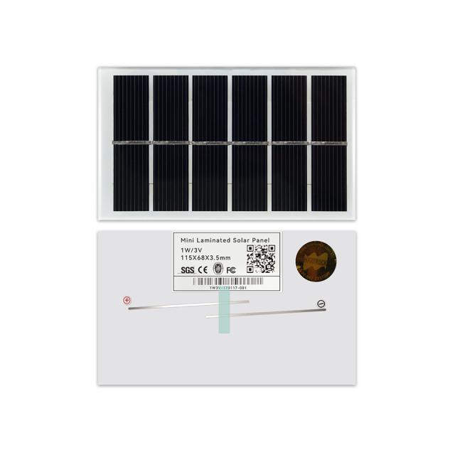 Mars Rock MarsRock Customized 115*68*3.5mm Monocrystalline Solar Cell  Solar Panel Waterproof Glass laminated sheet