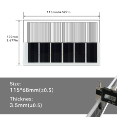 Mars Rock MarsRock Customized 115*68*3.5mm Monocrystalline Solar Cell  Solar Panel Waterproof Glass laminated sheet
