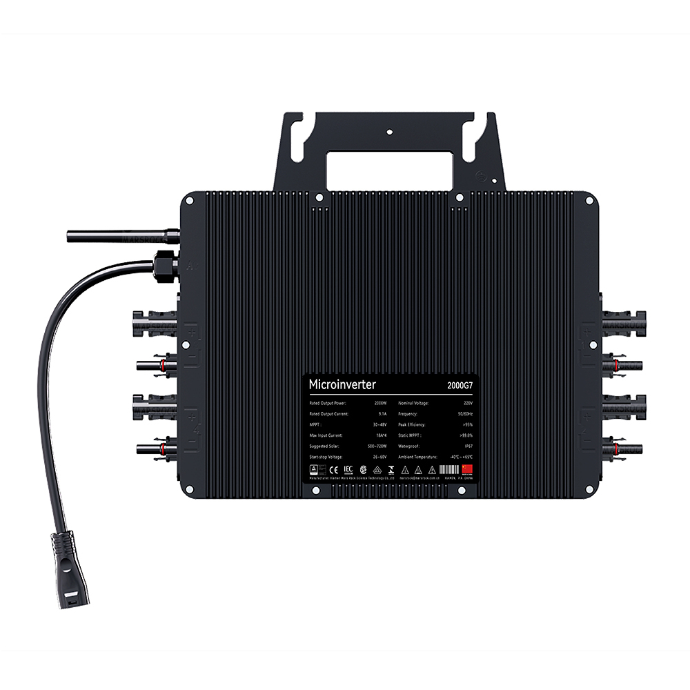 Mars Rock 2000W 230V 4MPPT IP67 WiFi Microinverter Suitable for Balcony System
