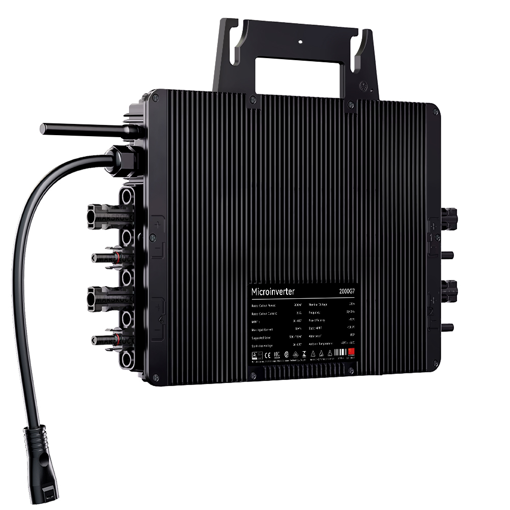 Mars Rock 2000W 230V 4MPPT IP67 WiFi Microinverter Suitable for Balcony System