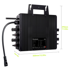 Mars Rock 2000W 230V 4MPPT IP67 WiFi Microinverter Suitable for Balcony System