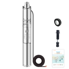 Mars Rock Mars Rock 200W DC12V Optional Outlet 1" Inch DC Brushless Solar Screw Water Pump Inserted MPPT Controller built-in controller Driven By Battery