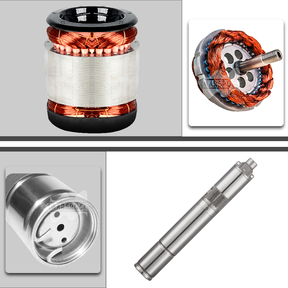 Mars Rock Mars Rock 80W DC24V Outlet 3/4" Inch DC Brushless Solar Screw Water Pump External Controller  Driven By Battery