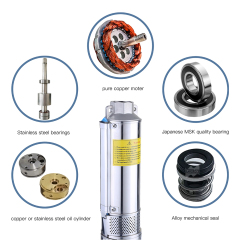 Mars Rock Mars Rock 140W DC24V Outlet 1" Inch DC Brushless Solar Impeller Pump External Controller  Driven By Battery