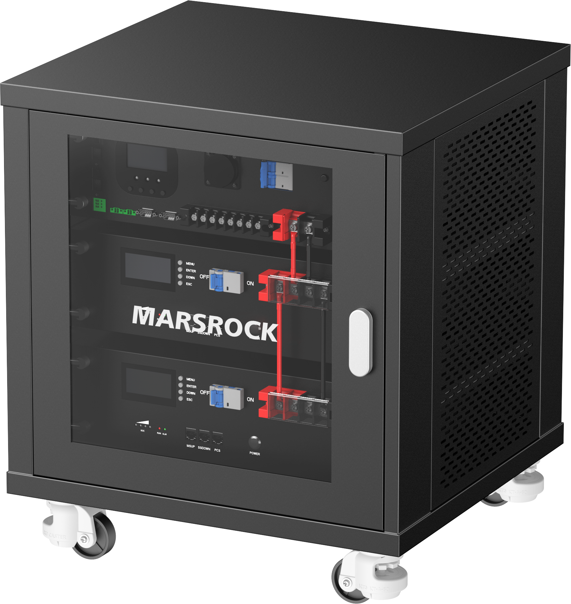 Mars Rock 5.12kWh 51.2V LiFePO4 Battery 6000 Cycles   Expandable Solar Energy Storage System