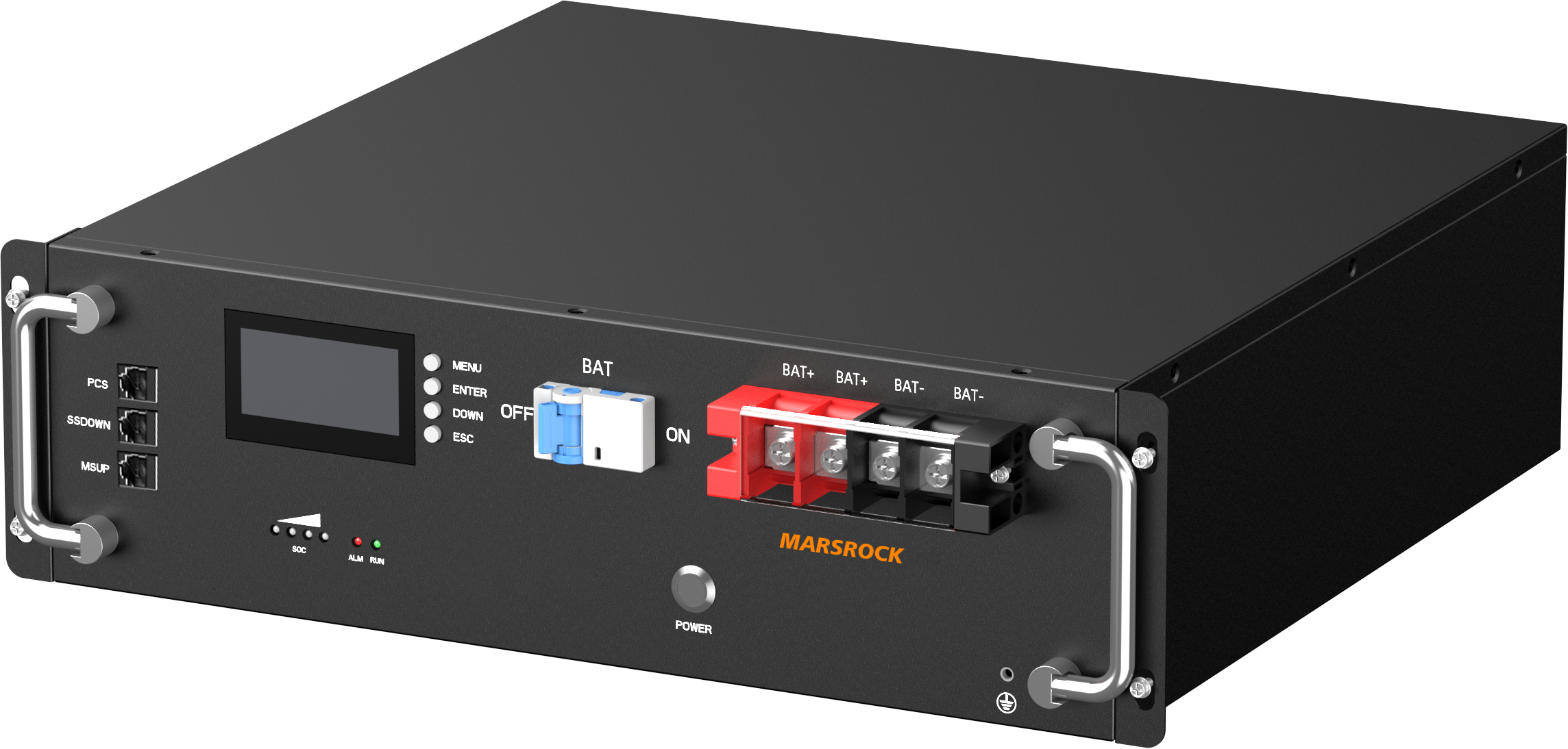 Mars Rock 5.12kWh 51.2V LiFePO4 Battery 6000 Cycles   Expandable Solar Energy Storage System