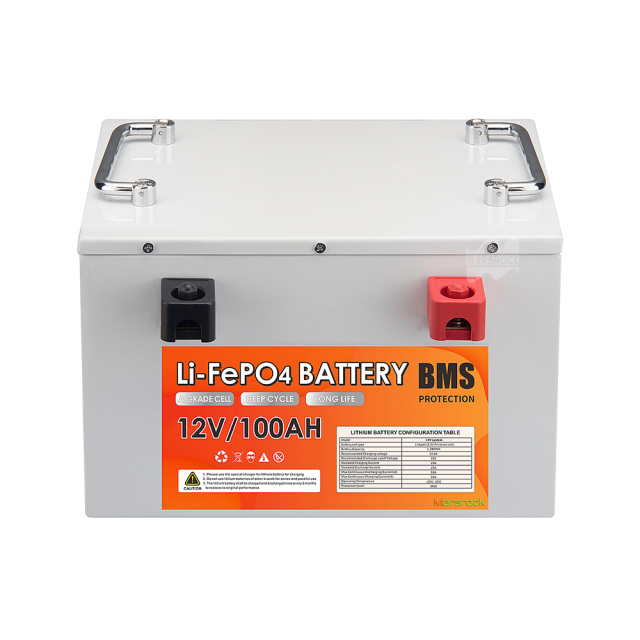 Mars Rock 12.0V 100Ah Energy Storage Battery 3000 Cycles Ideal for Home & Commercial Power Backup