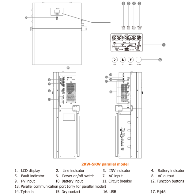 Mars Rock MarsRock 15KW  300Ah Stackable All In One System Energy Storage  Battery