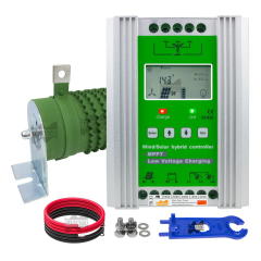 Mars Rock MarsRock 1400W 12V/24V Smart MPPT Booster Wind Solar Hybrid Charge Controller for Wind  0- 800W Solar 0- 600W With Dump Load For Street Lamp Monitor System