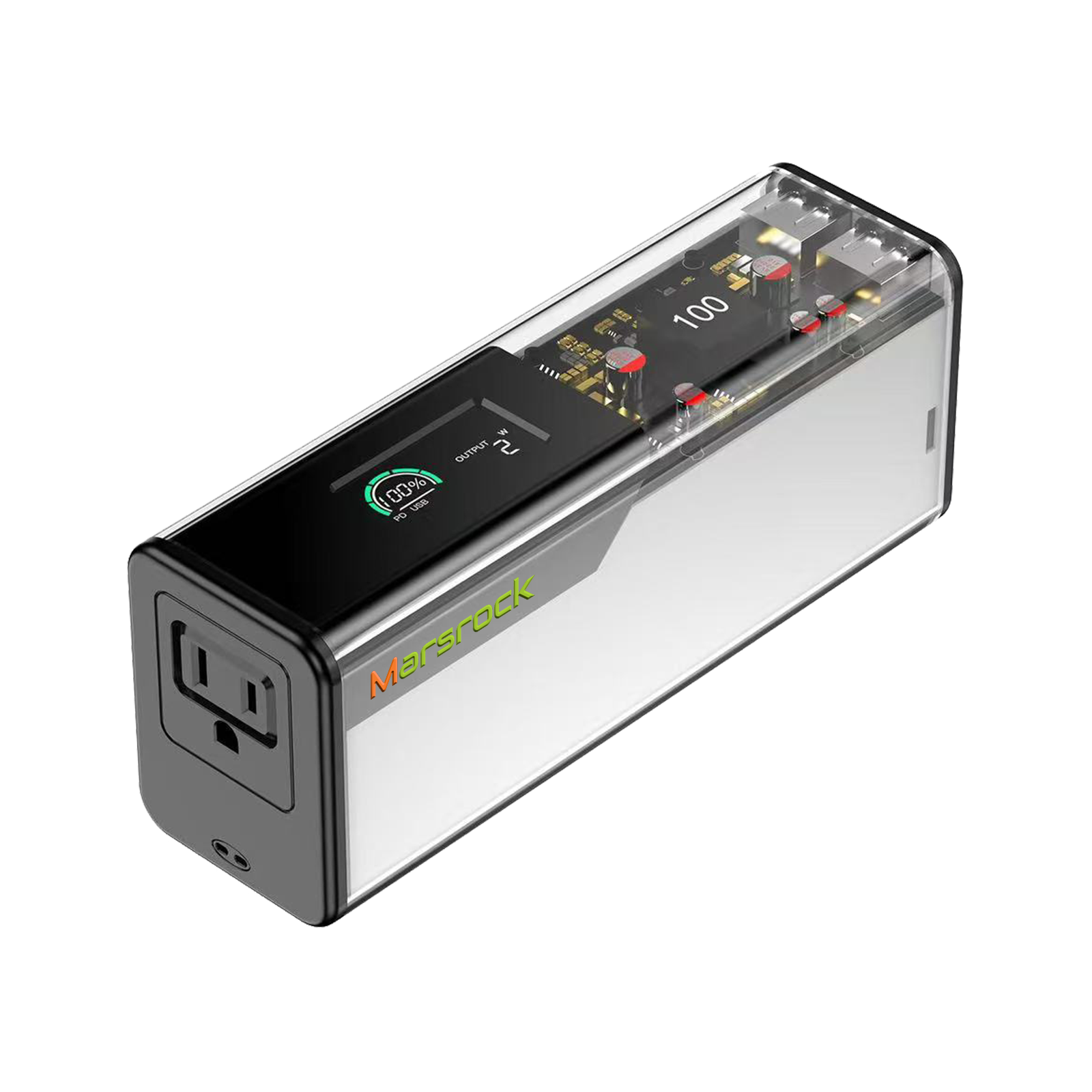 Mars Rock MarsRock  100W Portable Power Station Pure Sine Wave AC Outlet 27000mAh Power Bank with LCD Display for Home Use Outdoor Camping
