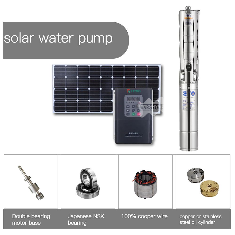 Mars Rock Mars Rock 9000W DC530V AC380V Rated Flow 95t/h Outlet 5" Inch AC/DC Dual-use Water Pump Impeller Pump With External Controller