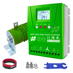 Mars Rock 24/48V 2000W Hybrid Wind Solar Charge Controller Wind Turbine Controller MPPT Solar Charge Controller Pioneer Version Charge Lithium & Lead Acid GEL Battery