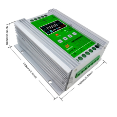 Mars Rock Mars Rock 1600w MPPT Hybrid Wind Solar Controller Charge And Discharge Regulator Deluxe Version For Wind  And Lithium Battery Colorful LCD Display