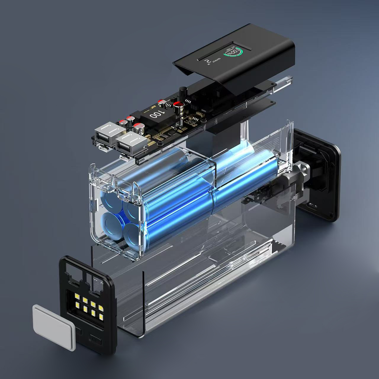 Mars Rock MarsRock  100W Portable Power Station Pure Sine Wave AC Outlet 27000mAh Power Bank with LCD Display for Home Use Outdoor Camping